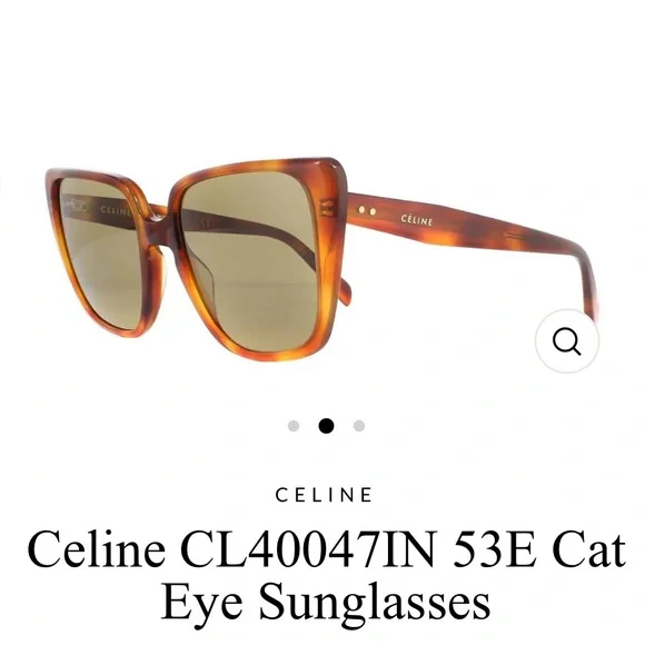 Celine CL40047I Cat Eye Sunglasses - Picture 9 of 11